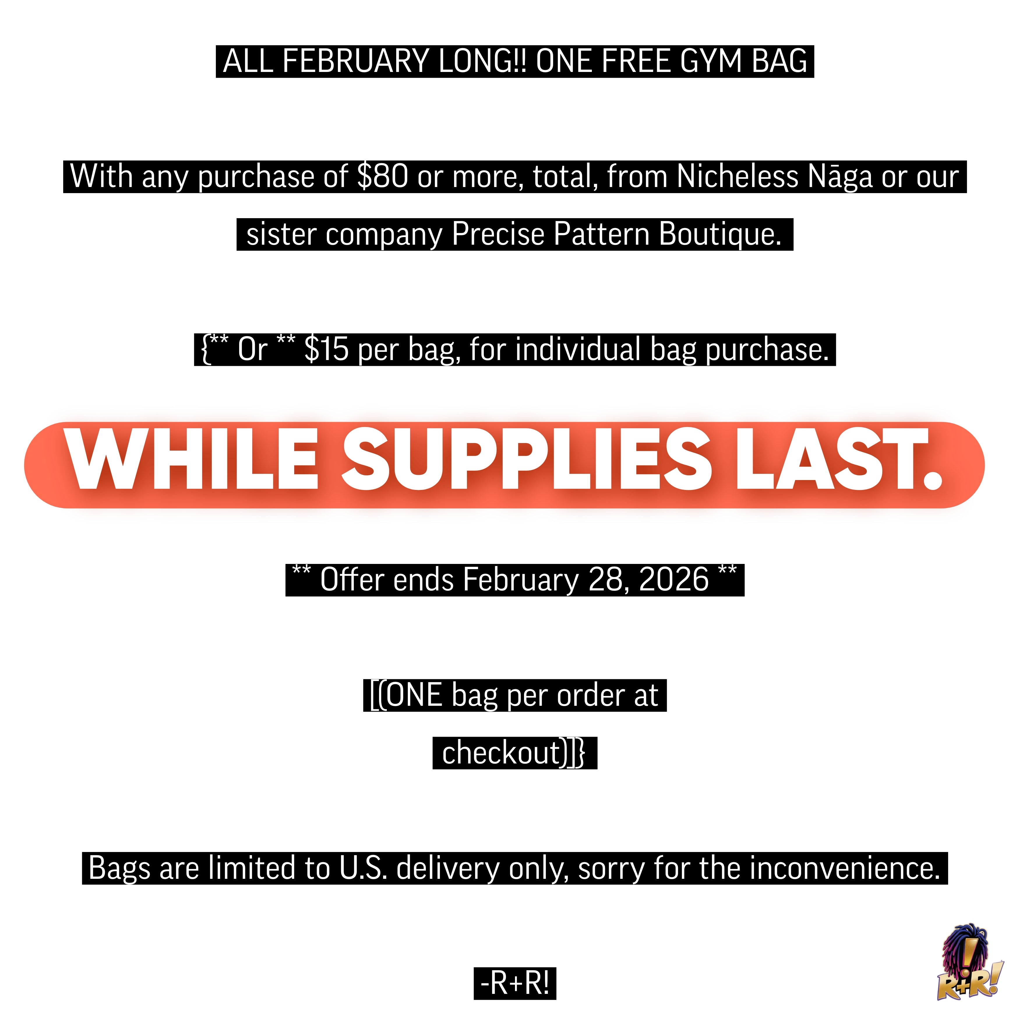 Nāga Gym Bag *LIMITED TIME ONLY*